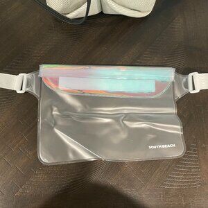 Clear South Beach Waterproof Case & Black Fanny Pack